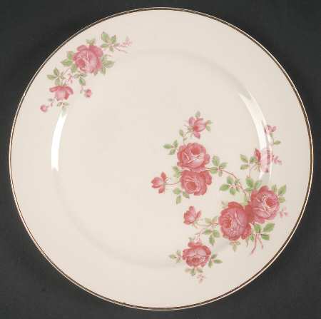 Wild Rose Luncheon Plate