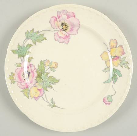 James California Poppy Salad Plate