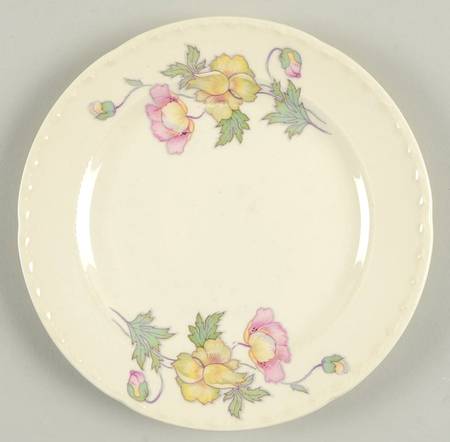 James California Poppy Bread & Butter Plate