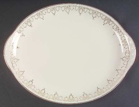 Lorraine 14" Oval Serving Platter