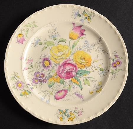 Floral Symphony Salad Plate