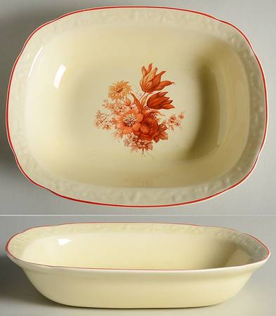 CRO50 9" Oval Vegetable Bowl