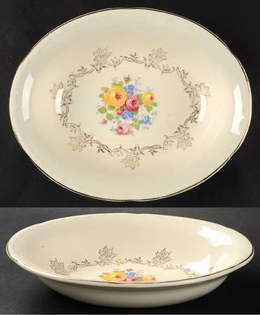 CRO99 9" Oval Vegetable Bowl
