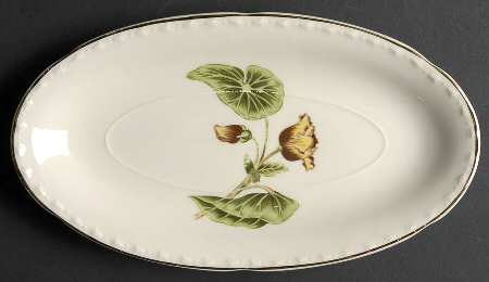 Delmar Begonia Underplate for Gravy Boat