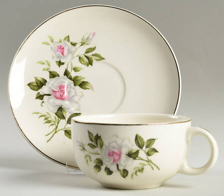 Delmar Marie Flat Cup & Saucer Set