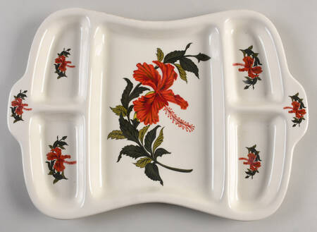 Flamingo Handled Serving Tray