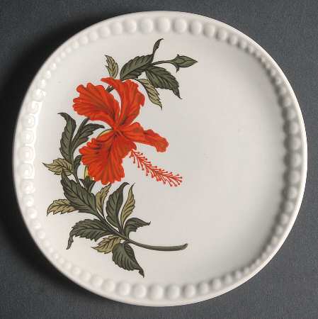 Hibiscus Bread & Butter Plate