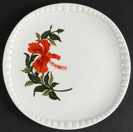 Hibiscus Salad Plate