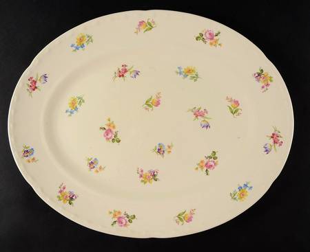 Little Bouquet 13" Oval Serving Platter