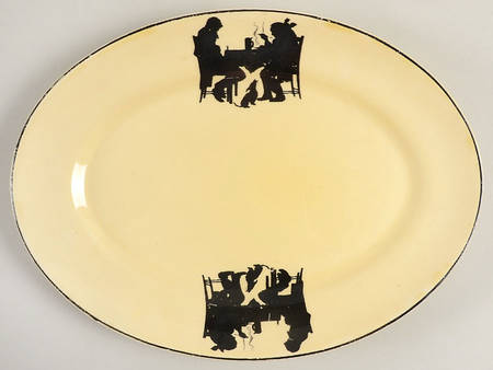 Silhouette 11" Oval Serving Platter