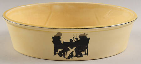 Silhouette 10" Oval Vegetable Bowl