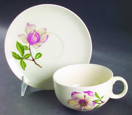 Southern Bell Flat Cup & Saucer Set