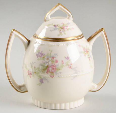 Spring Blossom Sugar Bowl & Lid