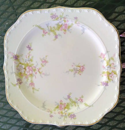 Spring Blossom Square Salad Plate