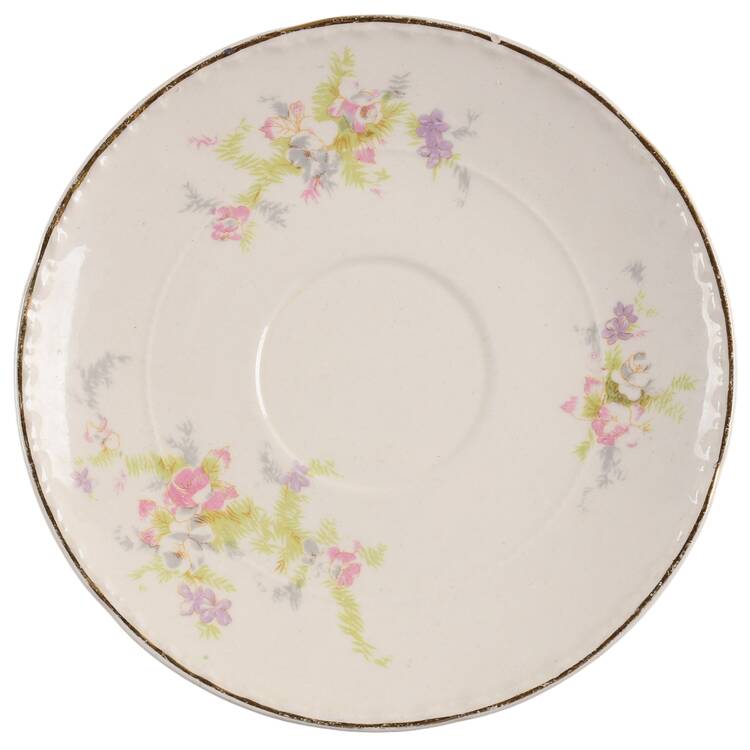 Spring Blossom Saucer for Footed Cup
