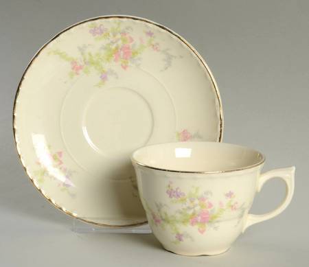 Spring Blossom Footed Cup & Saucer Set