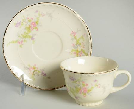 Spring Blossom Footed Cup & Saucer Set