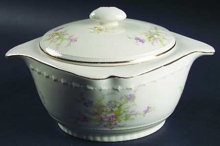 Spring Blossom 1.5 Qt Round Covered Casserole