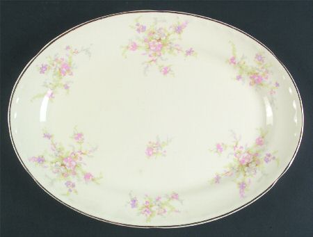 Spring Blossom 13" Oval Serving Platter