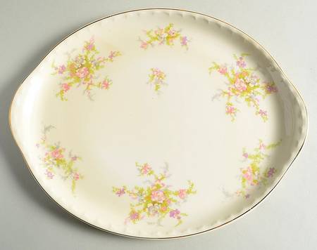 Spring Blossom 13" Oval Serving Platter