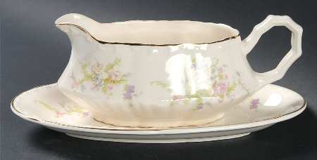 Spring Blossom Gravy Boat & Underplate/Relish