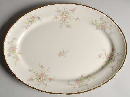Spring Blossom 15" Oval Serving Platter