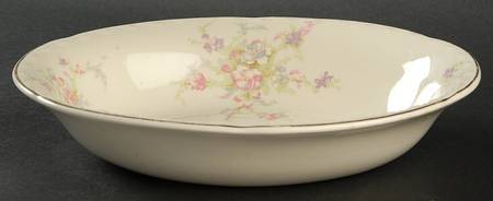 Spring Blossom 9" Oval Vegetable Bowl