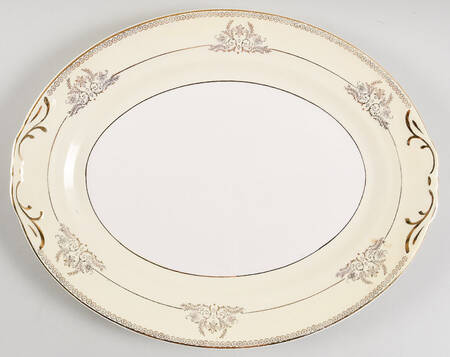 10007 13" Oval Serving Platter