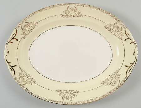 10007 11" Oval Serving Platter