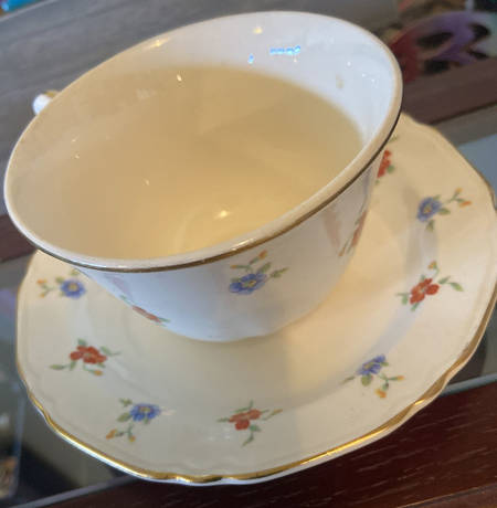 CRP18 Footed Cup & Saucer Set
