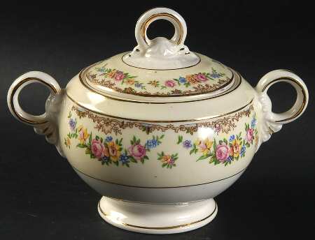 Garland Sugar Bowl & Lid