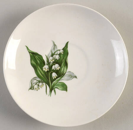 Lily of The Valley Saucer for Flat Cup