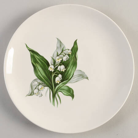 Lily of The Valley Luncheon Plate