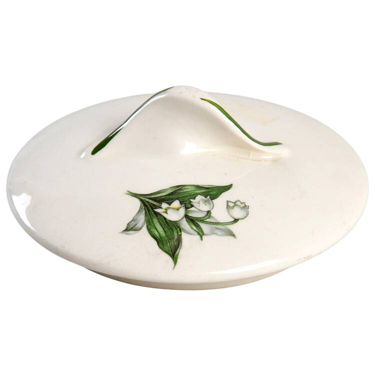 Lily of The Valley Lid for Sugar Bowl