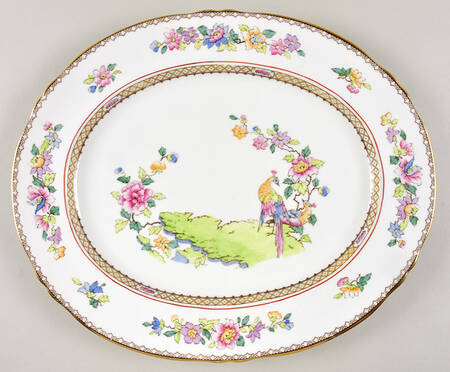 A15322 15" Oval Serving Platter by Crown Staffordshire