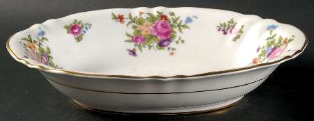 A8234 10" Oval Vegetable Bowl