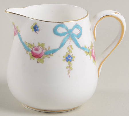 Blue Bow Mini Creamer