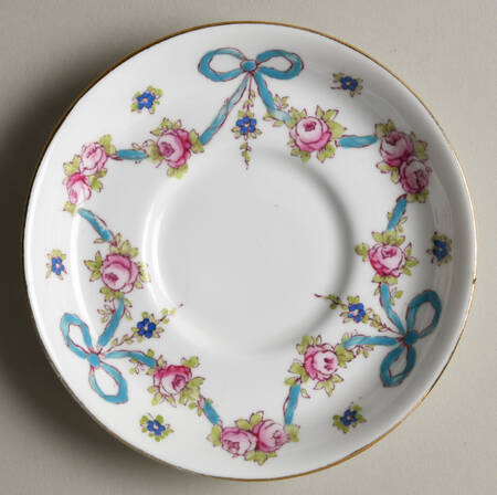 Blue Bow Saucer
