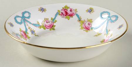 Blue Bow Fruit/Dessert (Sauce) Bowl