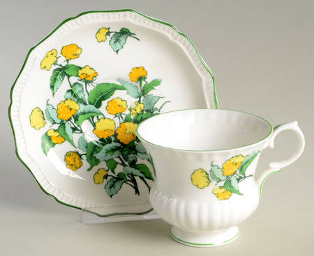 Cornwall Footed Cup & Saucer Set