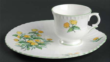 Cornwall Snack Plate & Cup Set