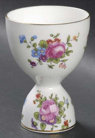 Dresden Spray Double Egg Cup