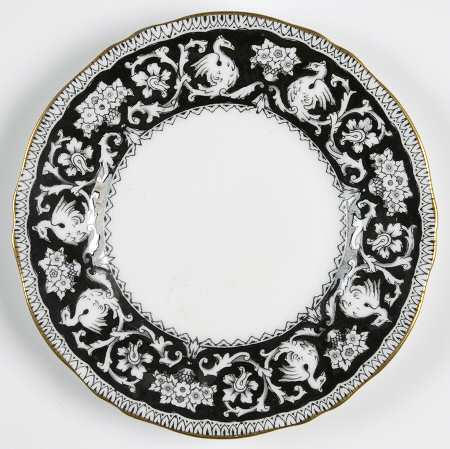 Ellesmere Black Bread & Butter Plate