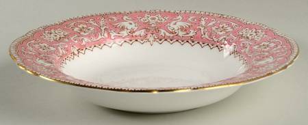 Ellesmere Pink Rim Soup Bowl