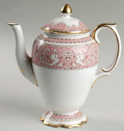 Ellesmere Pink Mini Coffee Pot & Lid