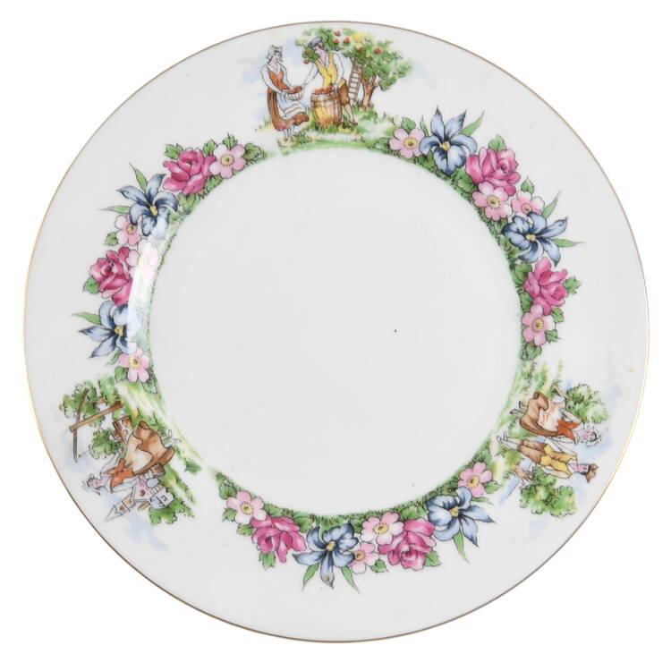 Evangeline's Arcadian Gardens Salad Plate by Crown Staffordshire