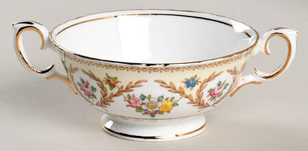 F15744 Footed Cream Soup Bowl