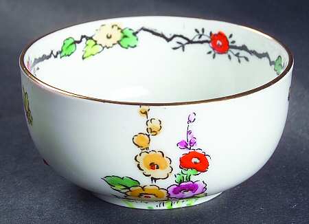 Hollyhock Mini Open Sugar Bowl