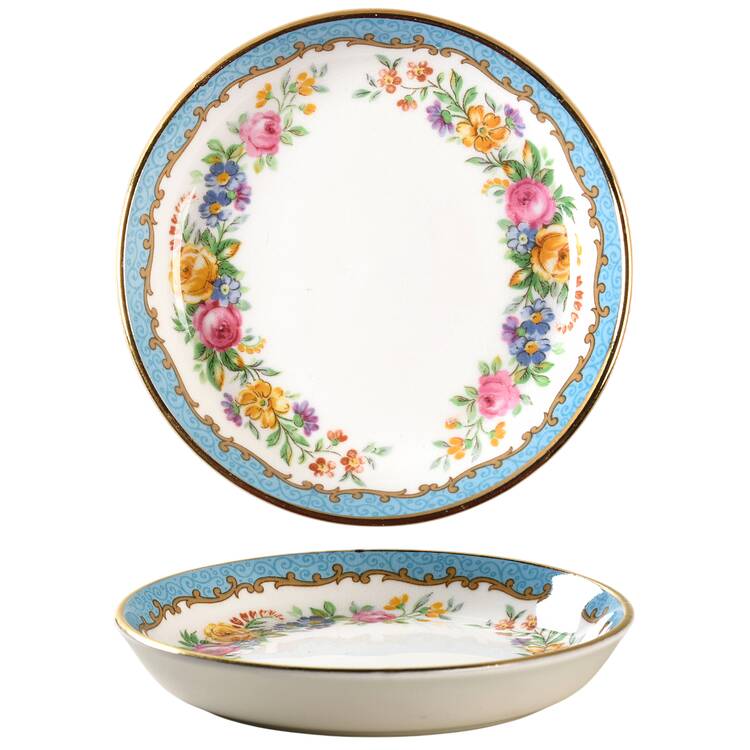 Lyric Tunis Blue (Embossed Line Rim) Coaster