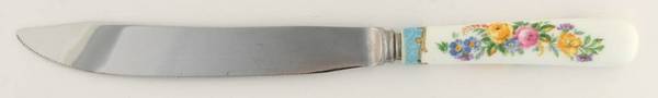 Lyric Tunis Blue (Embossed Line Rim) Large Dinner Knife